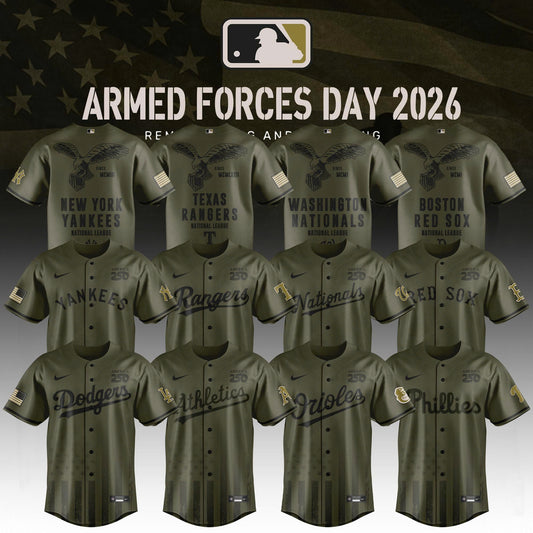 ALL TEAM Armed Forces Day Appreciation Night 2026 Edition Baseball Jersey