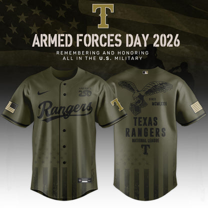 ALL TEAM Armed Forces Day Appreciation Night 2026 Edition Baseball Jersey