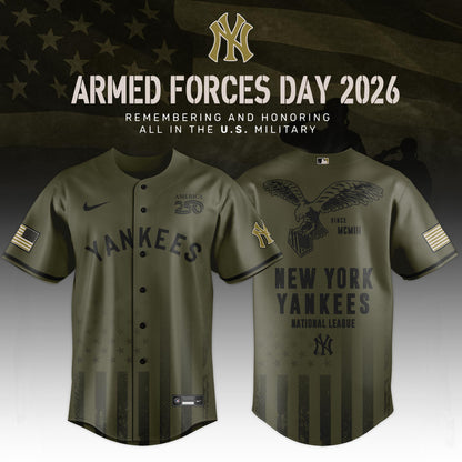 ALL TEAM Armed Forces Day Appreciation Night 2026 Edition Baseball Jersey