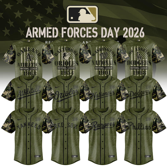 ALL TEAM Armed Forces Day Appreciation Night 2026 Edition Baseball Jersey