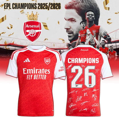 Arsenal F.C Premier League champions 25/26 Limited Edition T-SHIRT