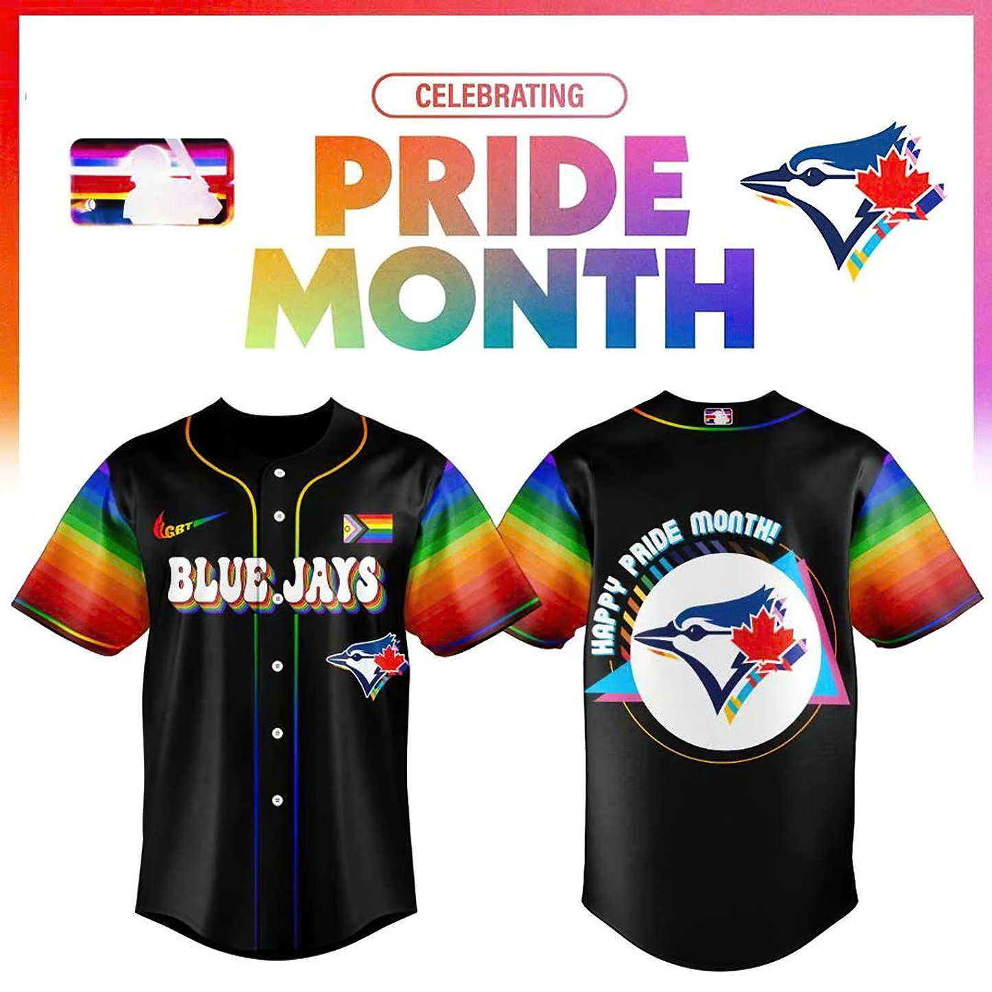 Celebrate Pride Month 2026 Edition Black Jersey