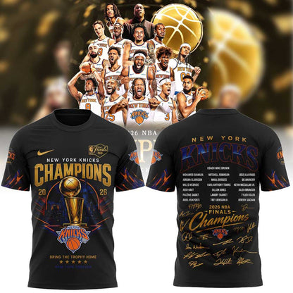 NY Knicks Just Won 2026  Finals Champions Shirt V2