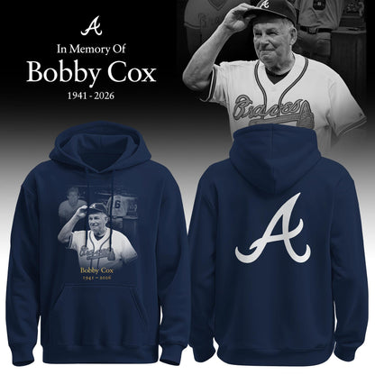 Atlanta Braves “Remembering Bobby Cox – The Legendary Manager” Hoodie