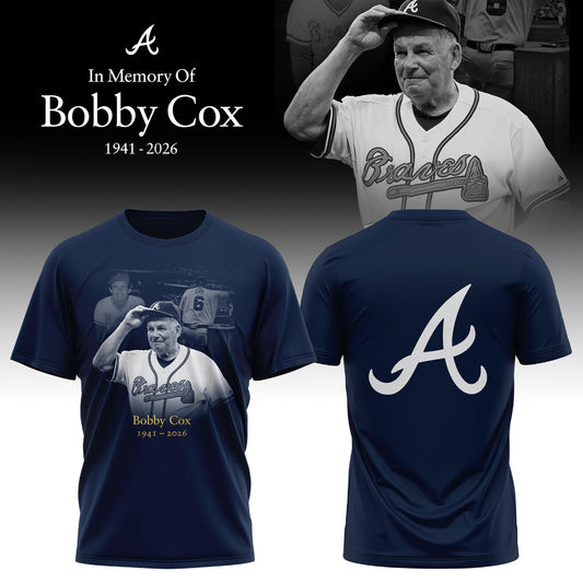 Atlanta Braves “Remembering Bobby Cox – The Legendary Manager” T-shirt