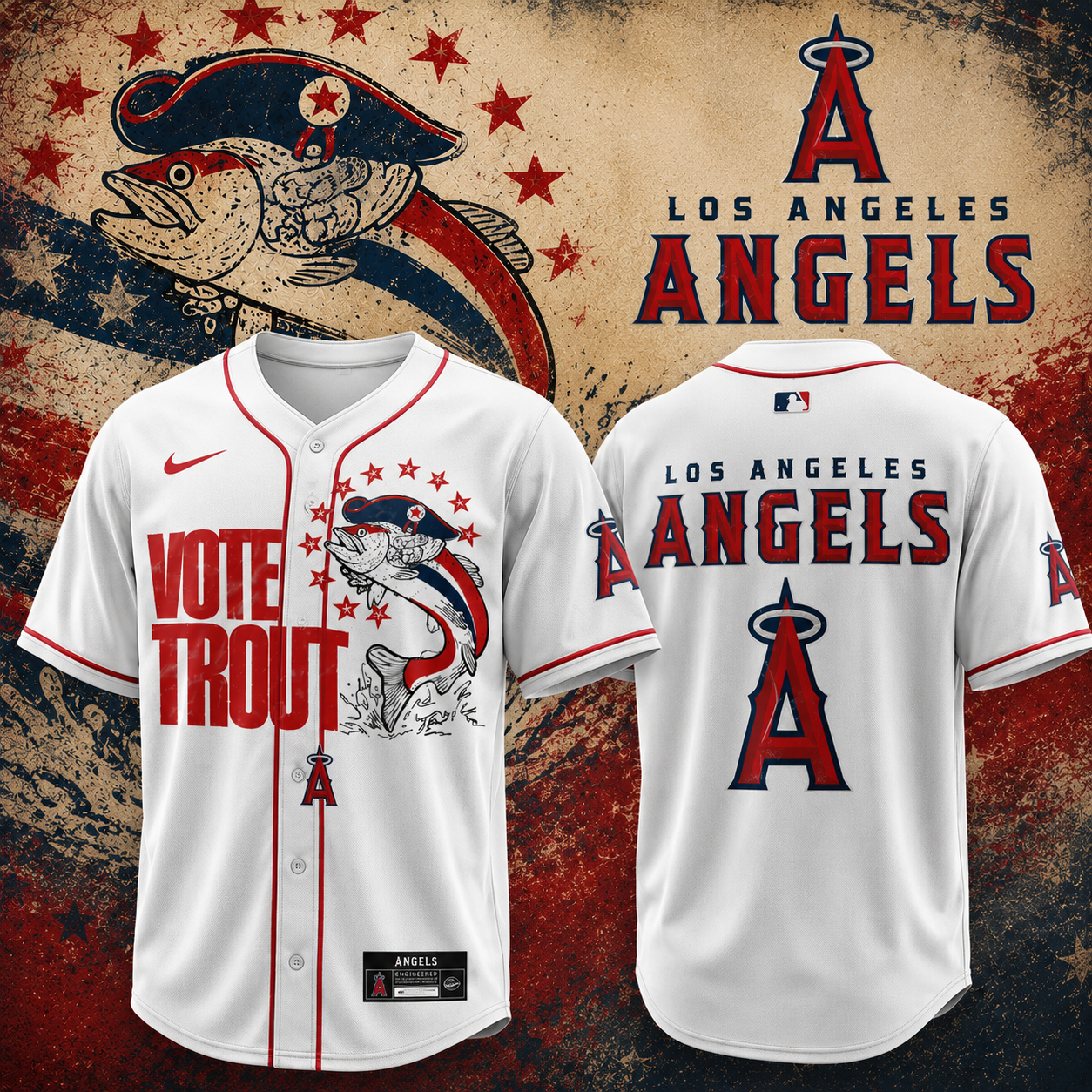 _ MIKE TROUT SIGNATURE COLLECTION JERSEY