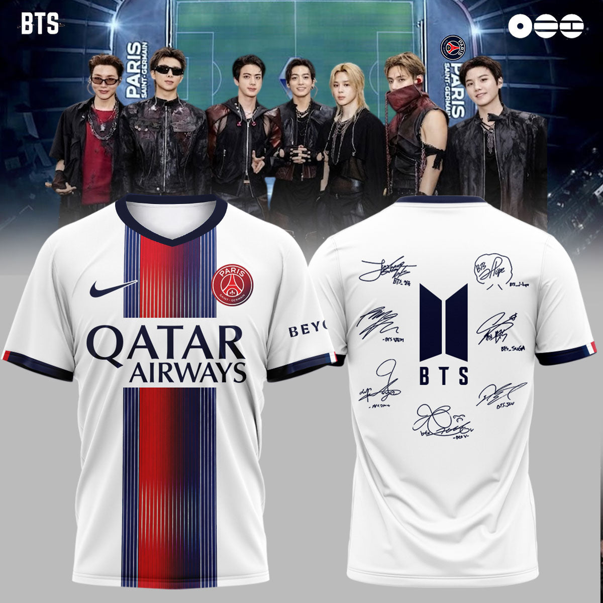 ,BTS x Paris Saint-Germain Jersey