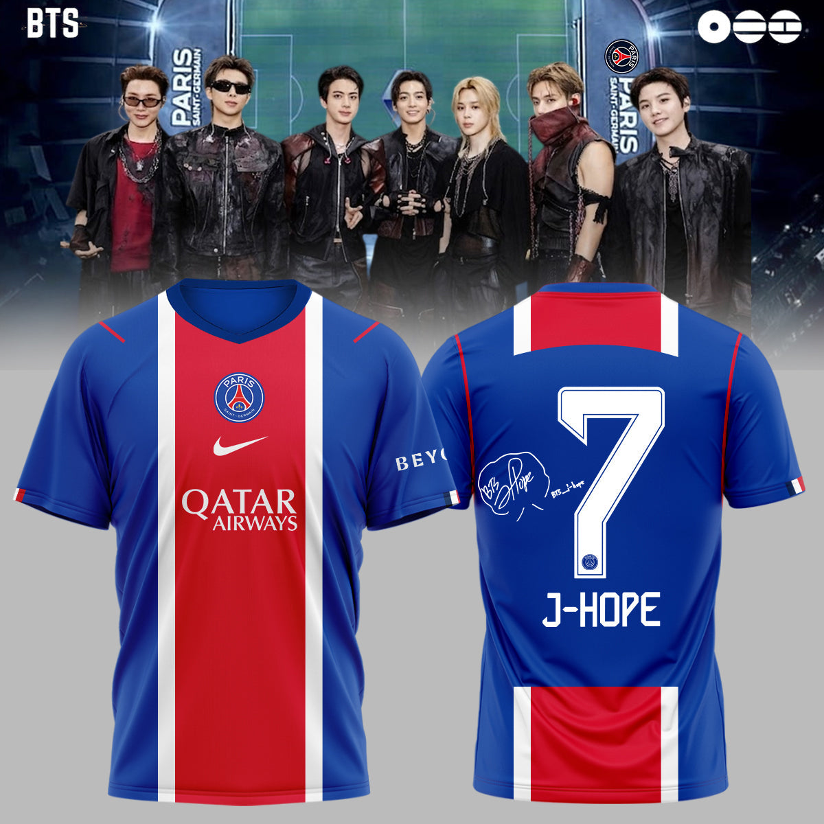 ,BTS x Paris Saint-Germain Jersey