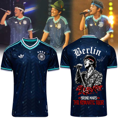 . Bruno Mars THE ROMANTIC TOUR in Olympiastadion Berlin Jersey V4