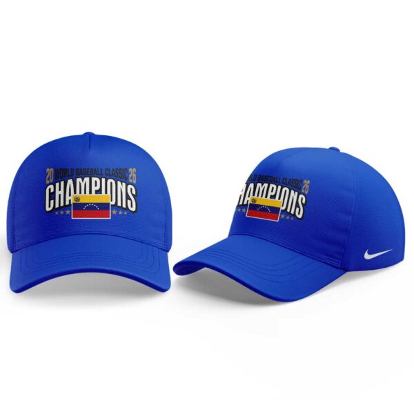 Team Beisbol Venezuela 2026 World Baseball Classic Champions Blue Shirt