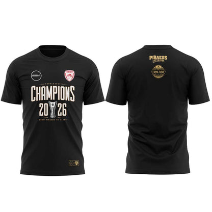 Olympiacos EuroLeague Champions 2026 Tee