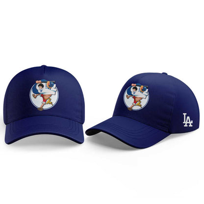 . LA Dodgers Straw Hats ONE PIECE Night Limited Jersey Blue