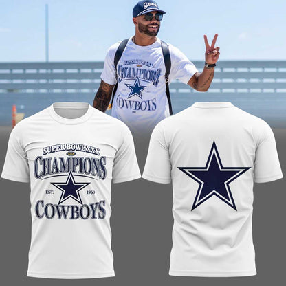 Special New Dallas Cowboys Super Bowl XXX Tshirt