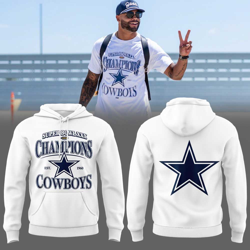 Special New Dallas Cowboys Super Bowl XXX Hoodie