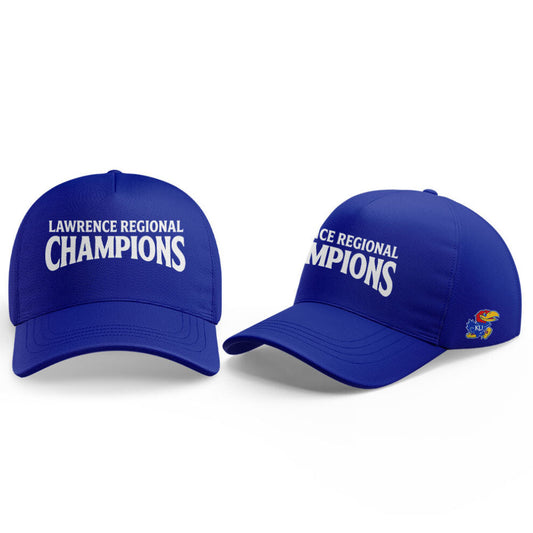 Kansas Baseball Lawrence Regional Champions 2026 Cap