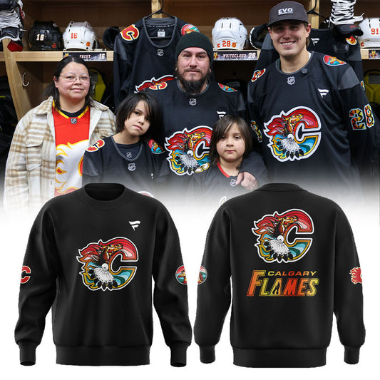 Calgary Flames These Sweatshirt Our new Indigenous Celebration 2026