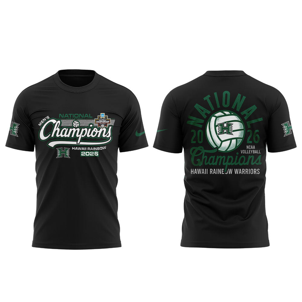 .The Hawaii Rainbow Warriors are your 2026 National Champions Shirt Black