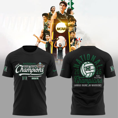.The Hawaii Rainbow Warriors are your 2026 National Champions Shirt Black