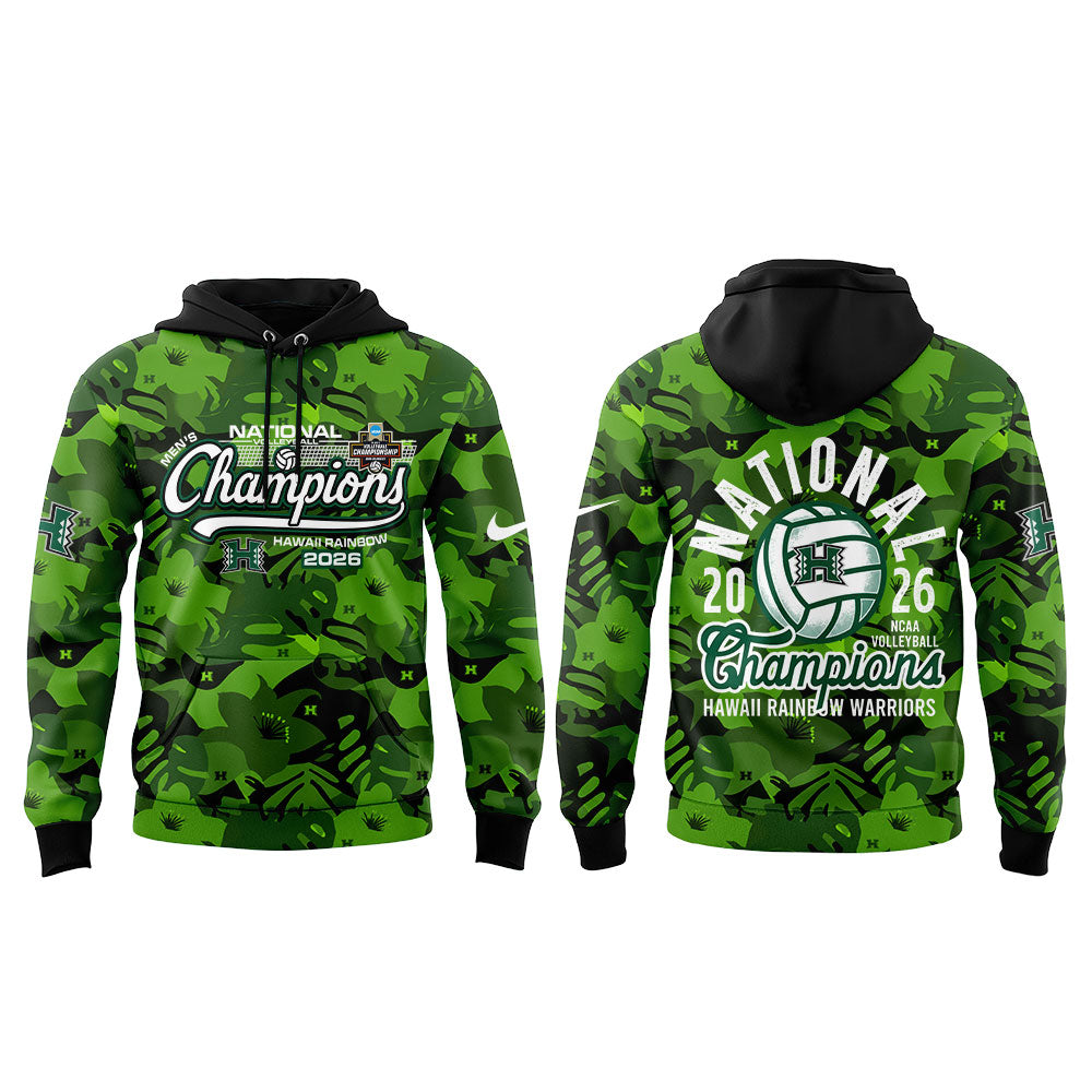 The Hawaii Rainbow Warriors are your 2026 National Champions Hoodie V2