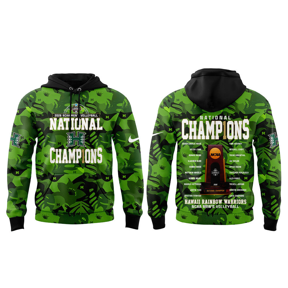 The Hawaii Rainbow Warriors are your 2026 National Champions Hoodie