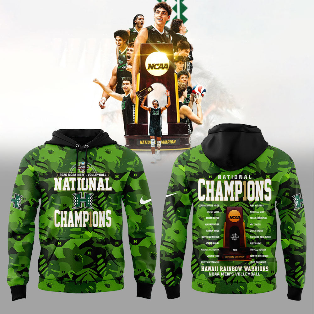 The Hawaii Rainbow Warriors are your 2026 National Champions Hoodie
