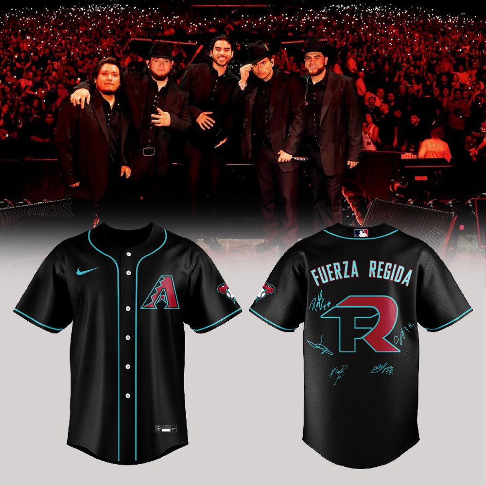 . Fuerza Regida THE “THIS IS OUR DREAM” TOUR! ITS SHOW DAY x Arizona Diamondbacks Jersey