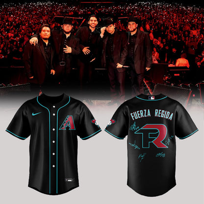 . Fuerza Regida THE “THIS IS OUR DREAM” TOUR! ITS SHOW DAY x Arizona Diamondbacks Jersey