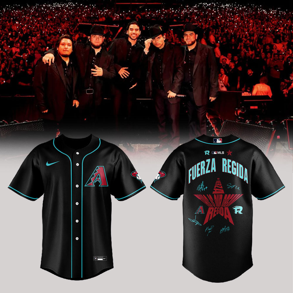 . Fuerza Regida THE “THIS IS OUR DREAM” TOUR! ITS SHOW DAY x Arizona Diamondbacks Jersey
