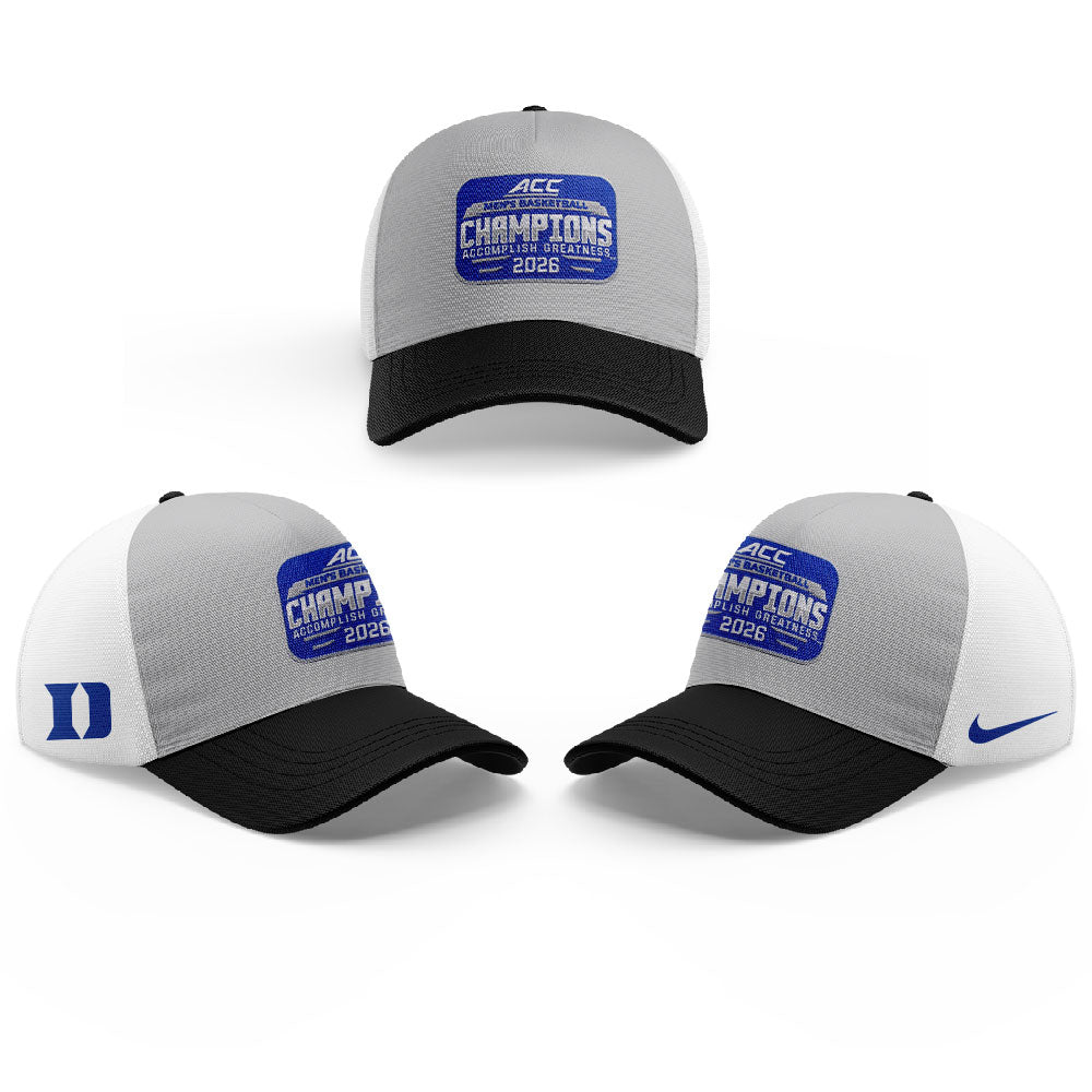 Duke Blue Devils Unisex 2026 ACC Men's Basketball Tournament Champions Locker Room Special Hoodie