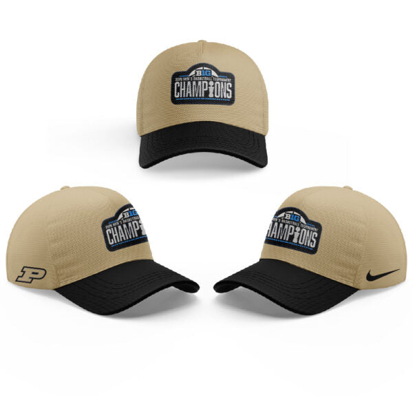.Purdue Boilermakers 2026 Big Ten Men’s Basketball Tournament Champions Hoodie