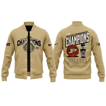 Purdue Boilermakers 2026 Big Ten Men’s Basketball Tournament Champions Jacket
