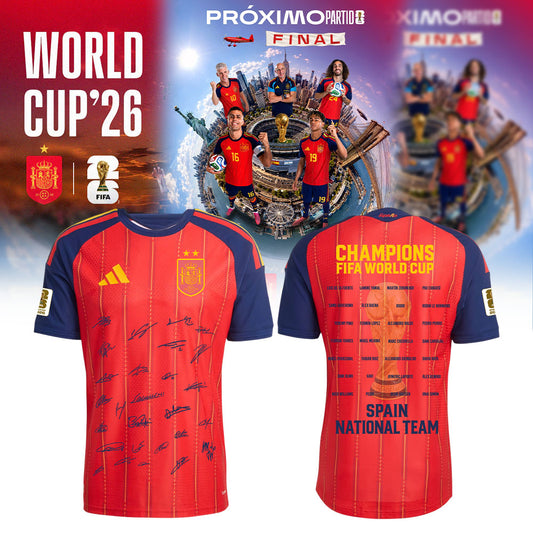 Spain World Cup Champions 2026 Jersey