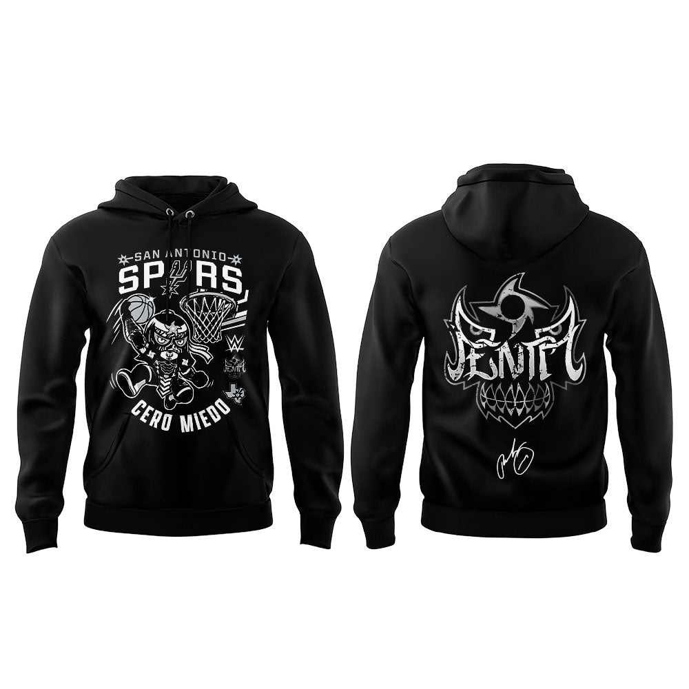 . SA Spurs x Cero Miedo WWE Monday Night RAW Hoodie