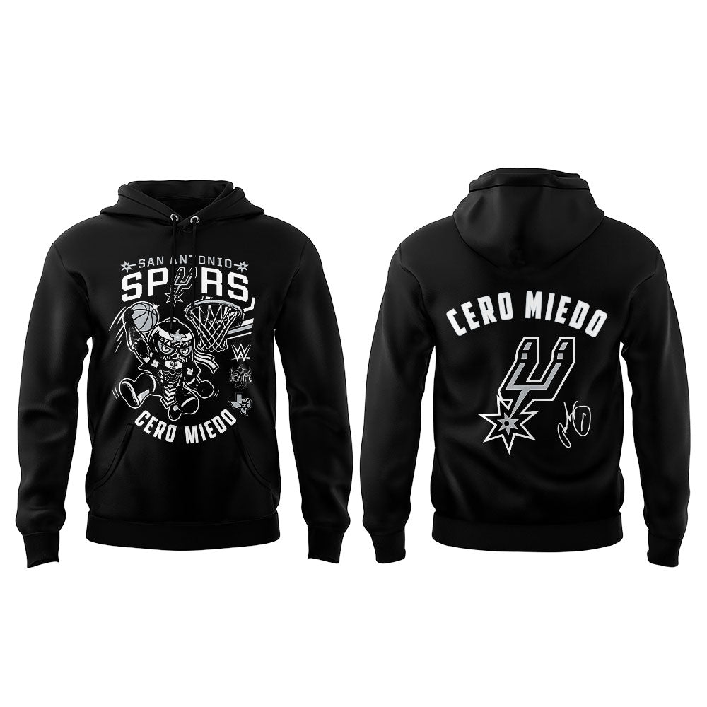 . SA Spurs x Cero Miedo WWE Monday Night RAW Hoodie V2