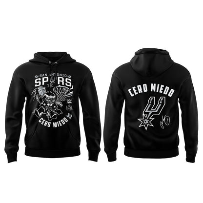 . SA Spurs x Cero Miedo WWE Monday Night RAW Hoodie V2