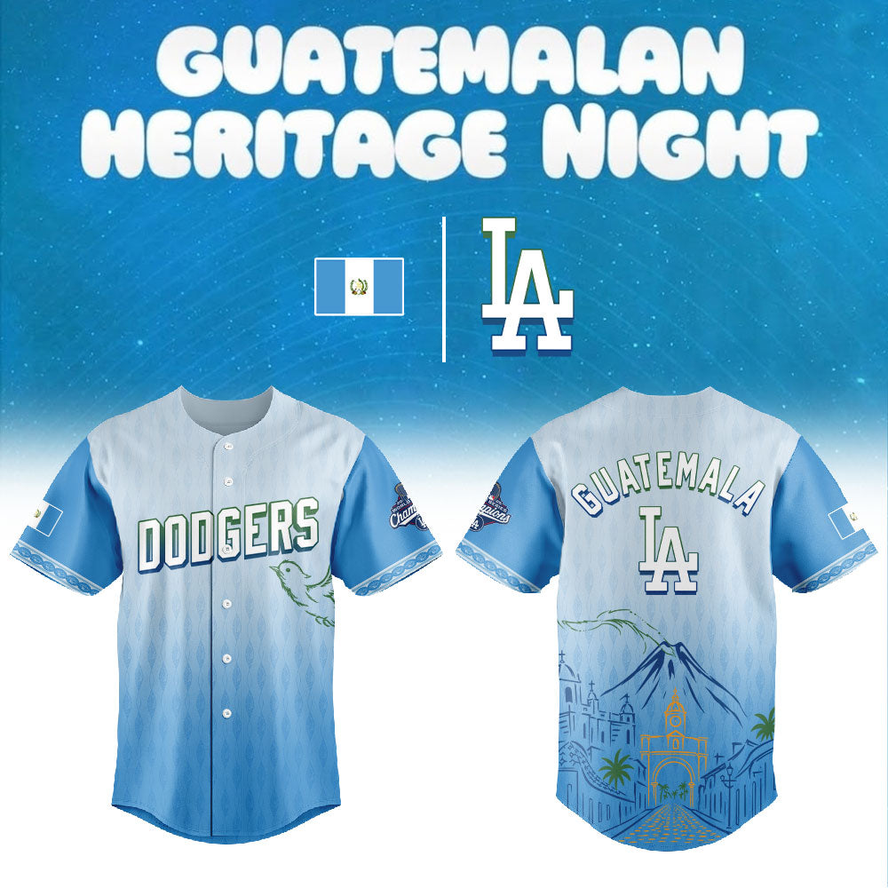 LA Dodgers Guatemalan Heritage Night 2026 Jersey