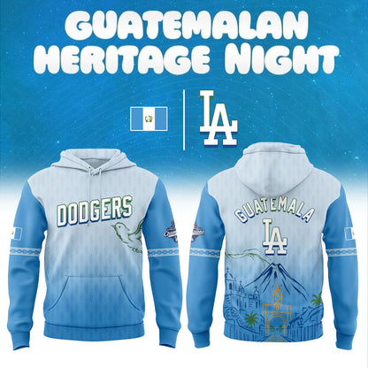 . LA Dodgers Guatemalan Heritage Night 2026 Hoodie