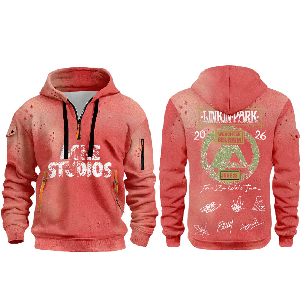 Linkin Park brought their From Zero World Tour to Festivalpark in Werchter, Belgium. Hoodie