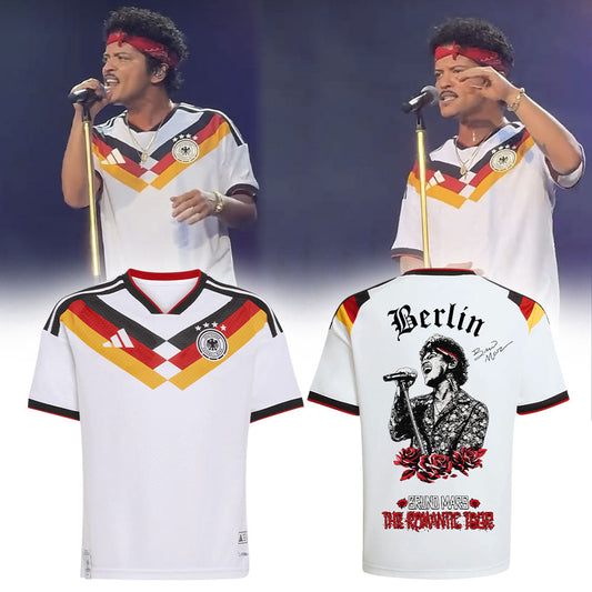 . Bruno Mars THE ROMANTIC TOUR in Olympiastadion Berlin Jersey V2