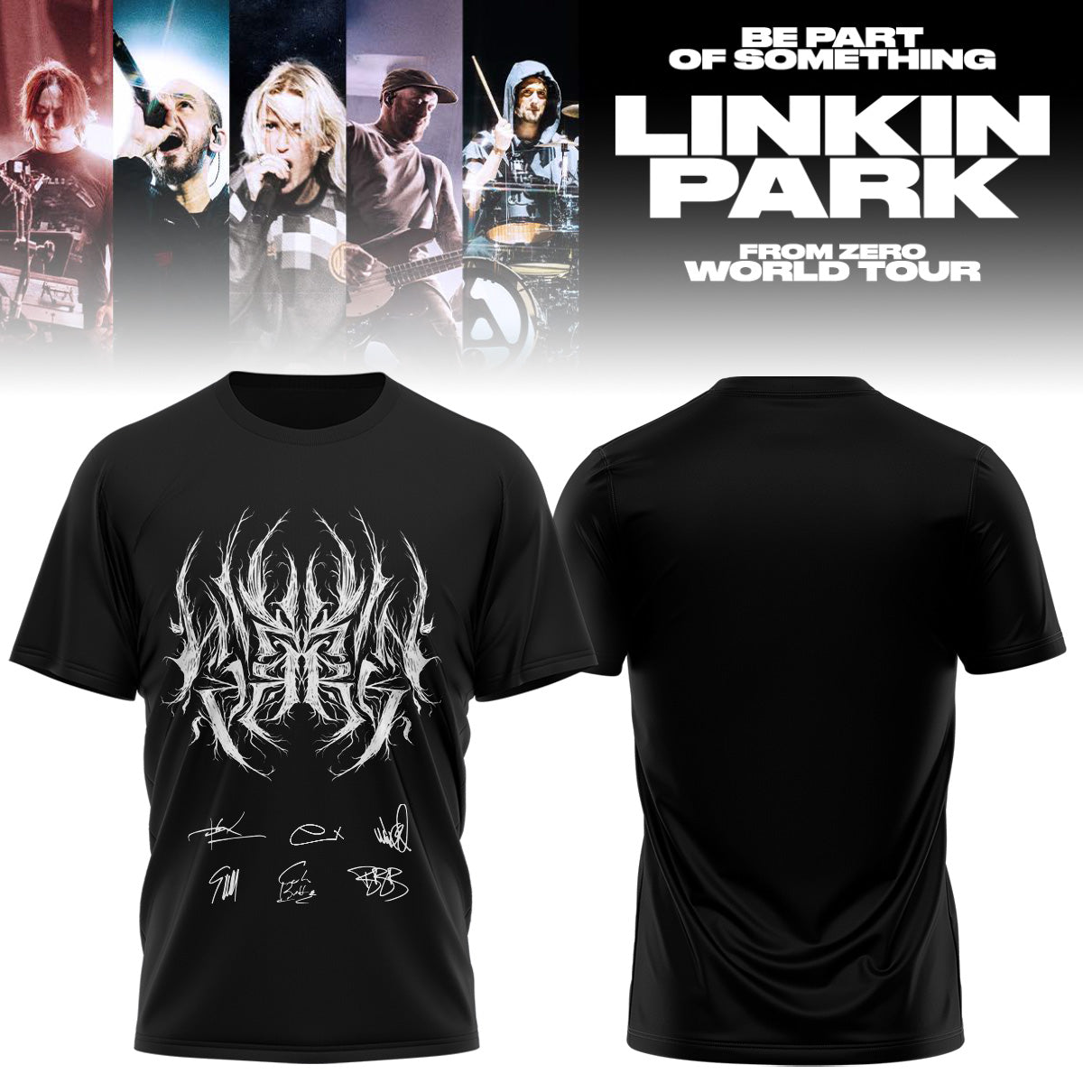 Linkin Park From Zero World Tour 2026 Signed TShirt
