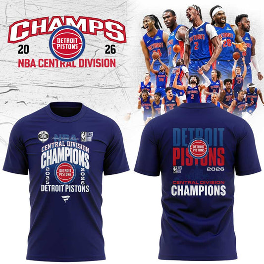 D Pistons First division championship since ’08 calls for some new merch Blue Shirt