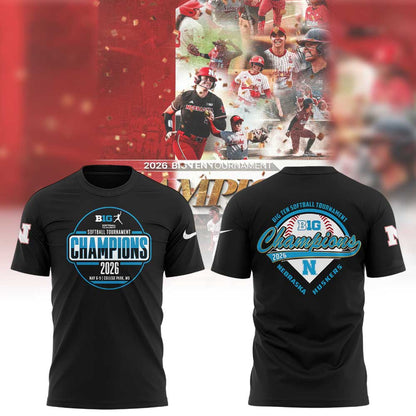 Nebraska Huskers Softball Tournament Champions shirt