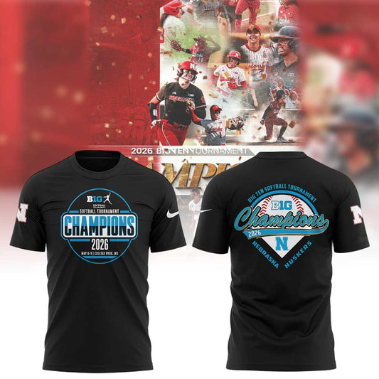 Nebraska Huskers Softball Tournament Champions shirt