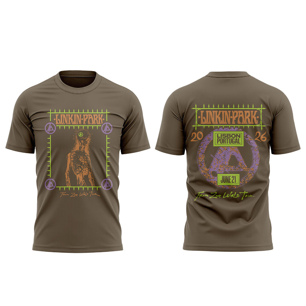 LINKIN PARK Official From Zero World Tour Merchandise in Lisbon, Portugal at Rock in Rio Festival Shirt