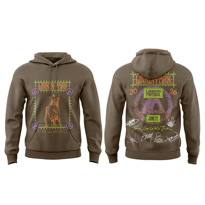 LINKIN PARK Official From Zero World Tour Merchandise in Lisbon, Portugal at Rock in Rio Festival Hoodie V2