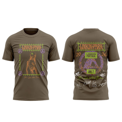 LINKIN PARK Official From Zero World Tour Merchandise in Lisbon, Portugal at Rock in Rio Festival Shirt V2