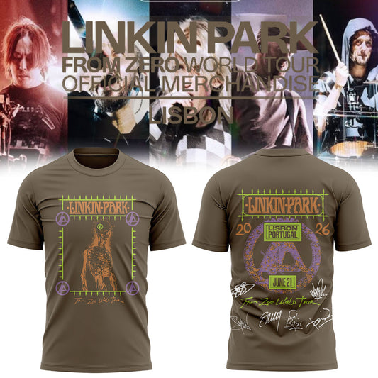 LINKIN PARK Official From Zero World Tour Merchandise in Lisbon, Portugal at Rock in Rio Festival Shirt V2