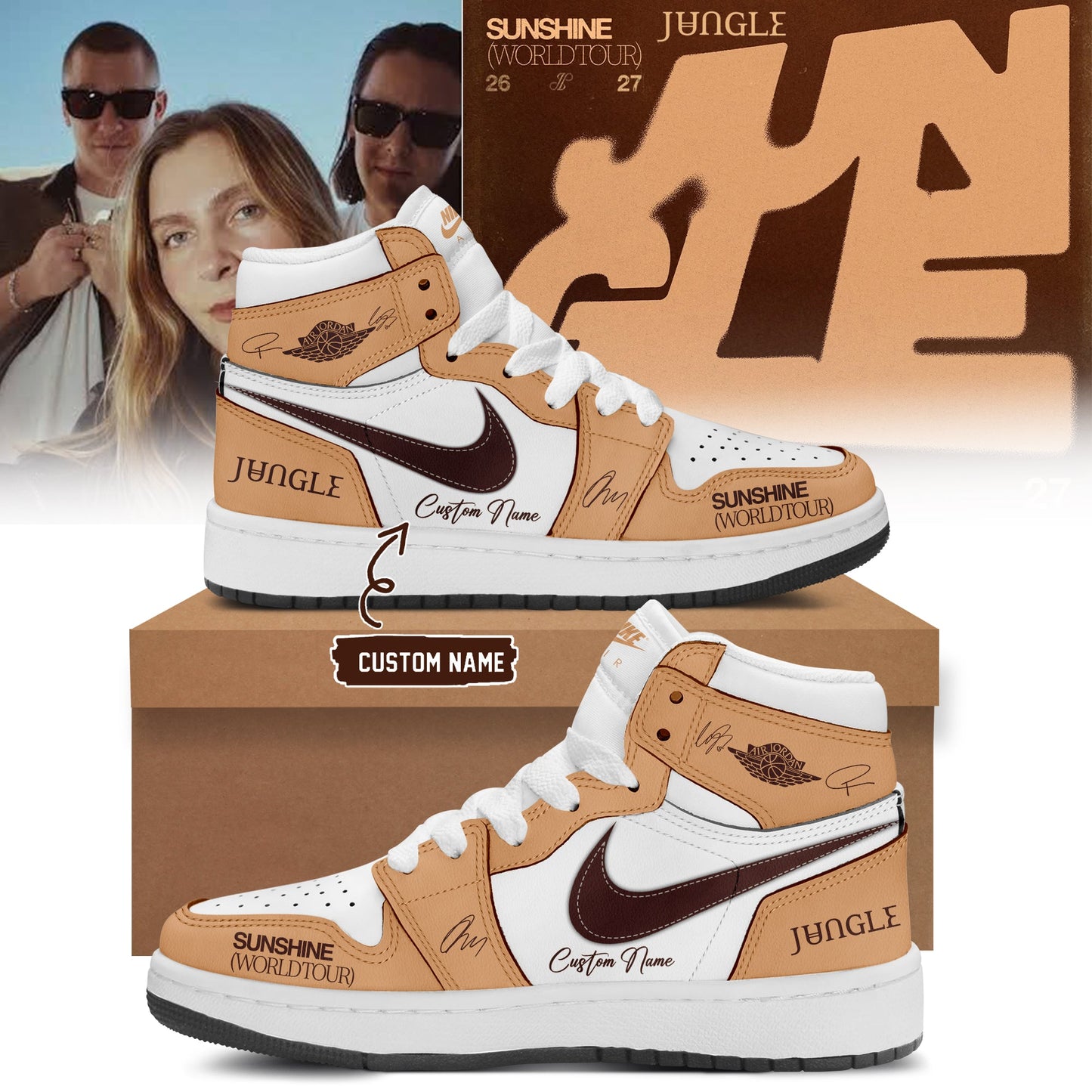 ,,Jungle – Sunshine World Tour 2026/27 Limited Edition Signature – Shoes 8