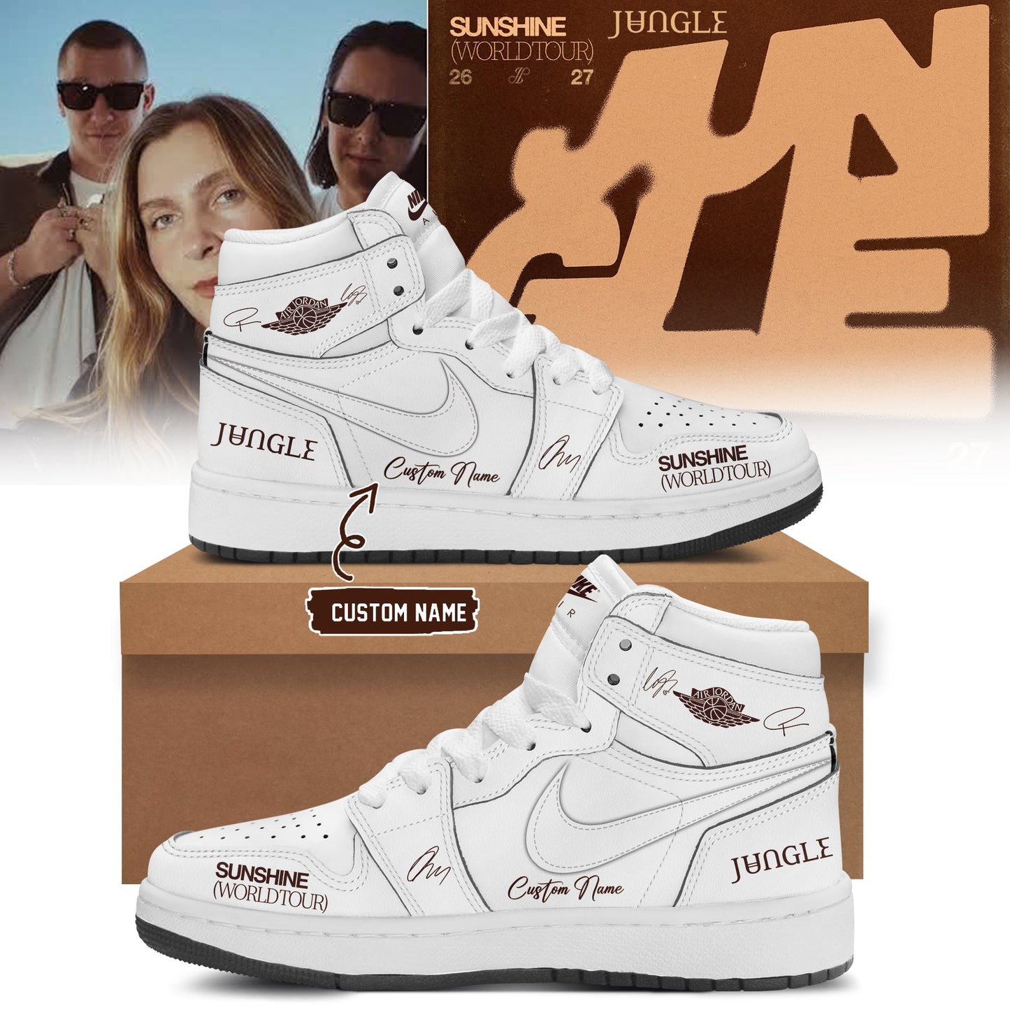 ,,Jungle – Sunshine World Tour 2026/27 Limited Edition Signature – Shoes 2