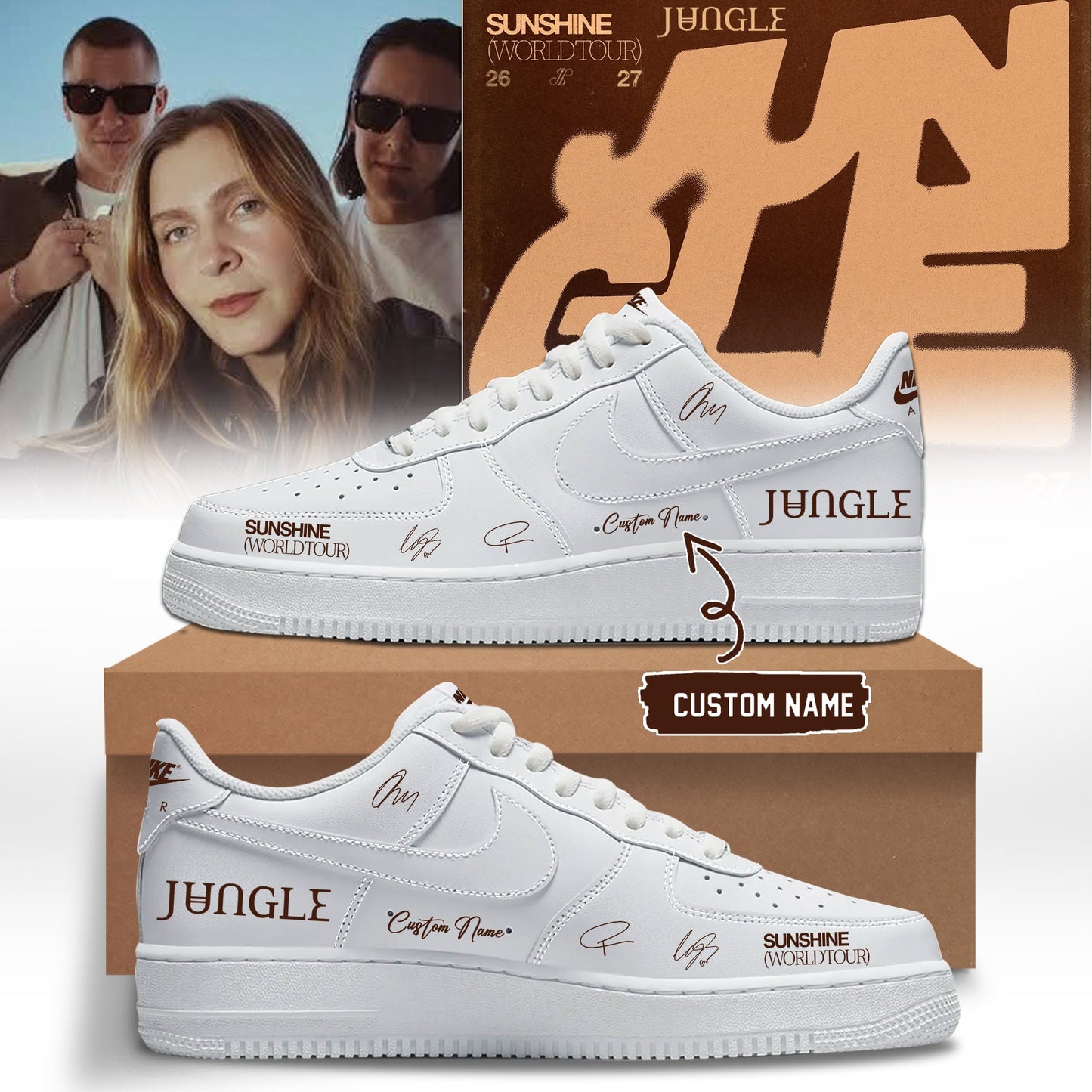 ,,Jungle – Sunshine World Tour 2026/27 Limited Edition Signature – Shoes 2